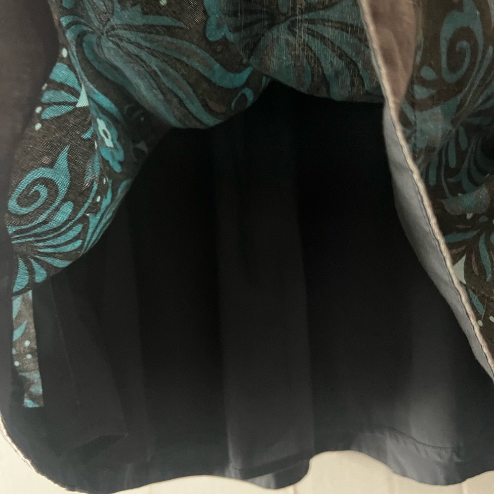 Free People Gray and Teal A-Line Skirt - Picture 16 of 16